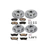 Power Stop KOE2162 Autospecialty Front and Rear Replacement Brake Kit-OE Brake Rotors & Ceramic Brake Pads