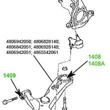 1408A REAR ARM BUSHING FRONT ARM (for bad roads)