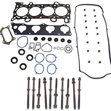 DNJ Head Gasket Set with Head Bolt Kit For 2008-2015 for Honda Accord 2.4L 2354cc 144cid L4 DOHC