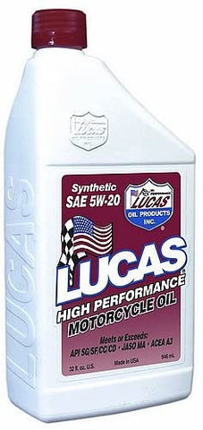 LUCAS OIL PRODUCTS (SPC) LUCAS 5W/20 SYN