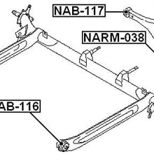 555016Y300 - Arm Bushing (for Rear Control Arm) For Nissan - Febest