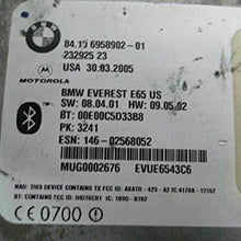 REUSED PARTS 2006-2008 06 07 08 Fits BMW 750i Bluetooth Telematics Control 8410695890201 6958902