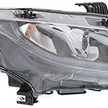 Koolzap For CAPA 16-19 Civic Front Headlight Headlamp Halogen Head Light w/Bulb Right Side