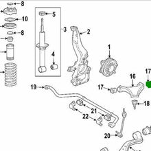 LAND ROVER FRONT CONTROL ARM UPPER BUSHING LR3 LR4 LR056964 SET OF 4