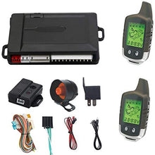 CarBest Vehicle Security Paging Car Alarm 2 Way LCD Sensor Remote Engine Start System Kit Automatic | Car Burglar Alarm System