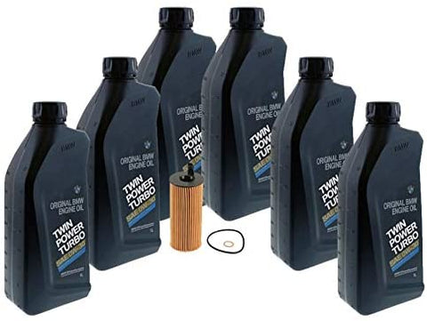 Genuine 0W-30 6 Liter Oil Change Kit For BMW X3 xDrive28d 328d xDrive