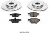 Power Stop K5279 Front Brake Kit with Drilled/Slotted Brake Rotors and Z23 Evolution Ceramic Brake Pads