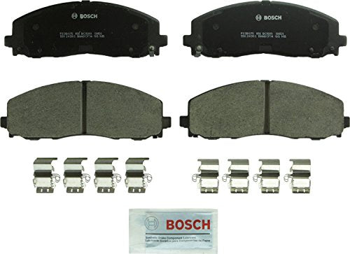 Bosch BC1589 QuietCast Premium Ceramic Disc Brake Pad Set For Select Chrysler Pacifica, Town & Country; Dodge Grand Caravan, Journey; Ram C/V; Volkswagen Routan; Front