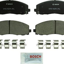 Bosch BC1589 QuietCast Premium Ceramic Disc Brake Pad Set For Select Chrysler Pacifica, Town & Country; Dodge Grand Caravan, Journey; Ram C/V; Volkswagen Routan; Front