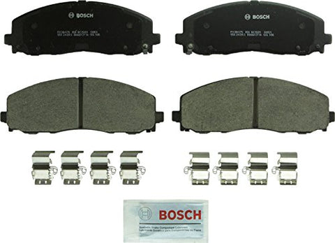 Bosch BC1589 QuietCast Premium Ceramic Disc Brake Pad Set For Select Chrysler Pacifica, Town & Country; Dodge Grand Caravan, Journey; Ram C/V; Volkswagen Routan; Front