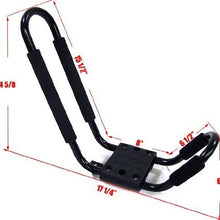 TMS 2 x Roof J Rack Kayak Boat Canoe Car SUV Top Mount Carrier w/Free Cell Phone Bag