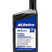 ACDelco GM Original Equipment 10-9243 Dexron VI Full Synthetic Automatic Transmission Fluid - 1 qt