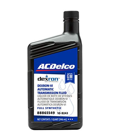 ACDelco GM Original Equipment 10-9243 Dexron VI Full Synthetic Automatic Transmission Fluid - 1 qt