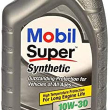 Mobil Super Synthetic 5W-30, 5-Quart, Single Bundle Super Synthetic 10W-30 Engine Oil