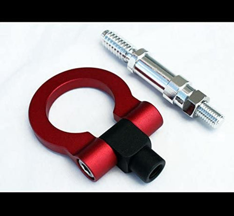 OriginalEuro Red Racing Tow Hook Eye for BMW 1 3 5 6 7 X Series E36 E46 E90 E39 E60 E53 E70 E83 E85 & Mini MK1 MK2 R50 R52 R53 R55 R56 R57 R58 R59 S JCW