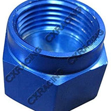 CXRacing Anodized Aluminum Flare Oil Fitting AN 10 Cap Block Off AN10