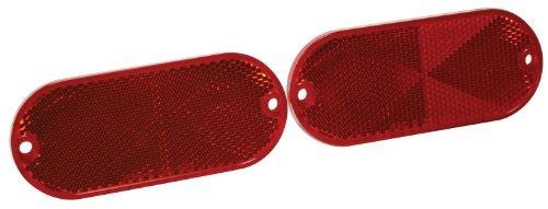 Reese Towpower 73820 Red Quick Mount Reflector - 2 Pack