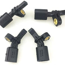 RQBHD for A1 A2 A3 S3 TT Polo 9N 6R 6C Golf 7 up Seat Ibiza 4WD Car ABS Wheel Speed Sensor WHT003860 WHT003863 WHT 003 861 WHT 003 862 (Color : 1SET ABS Sensor)