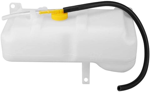Keenso Car Engine Expansion Tank Cooling System Expansion Tank Header Coolant Overflow Bottle Dual Pipe Tank for Nissan Patrol GQ/Ford Maverick 88-94 17931-NI020DO