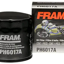 Fram PH6017A Spin-On Full-Flow Oil Filter for Motorcycles