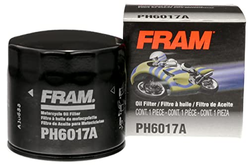 Fram PH6017A Spin-On Full-Flow Oil Filter for Motorcycles