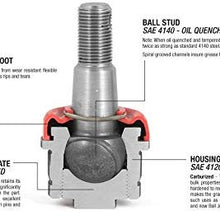 Alloy USA 11801 Upper & Lower Ball Joint Kit - 4 Pieces