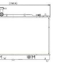 Denso 221-3510 Radiator