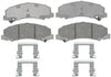 ACDelco 14D1159CH Advantage Ceramic Front Disc Brake Pad Set with Hardware