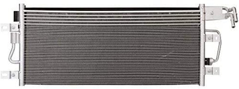 A/C Condenser - Pacific Best Inc For/Fit 4298 13-18 Ford Explorer/Police V6 3.5L Turbo w/Receiver & Drier