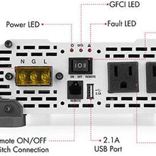 Wagan EL3804 Pure Line Inverter 1000 Watt DC 12V to 110V AC Car Power Inverter