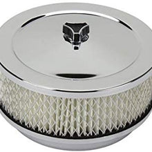 6-3/8 Inch Chrome Air Cleaner, 4 Barrel Carb, 5-1/8 Inch Neck
