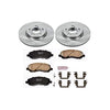 Power Stop KOE094 Autospecialty Front Replacement Brake Kit-OE Brake Rotors & Ceramic Brake Pads