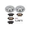 Power Stop KOE4600 Autospecialty Rear Replacement Brake Kit-OE Brake Rotors & Ceramic Brake Pads