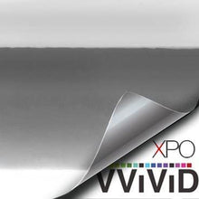 VViViD Gloss Chrome Silver Vinyl Wrap Adhesive Film Roll Air Release DIY Decal Sheet (12 Inch x 60 Inch)