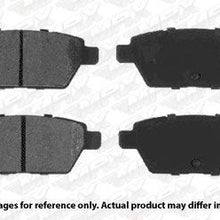 Max Brakes Rear Carbon Metallic Performance Disc Brake Pads TA019252 | Fits: 2011 11 Ford Fusion