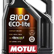 Motul 8100 Eco-Lite SAE 5W-30 Motor Oil, 5 Litre (Pack of 1)