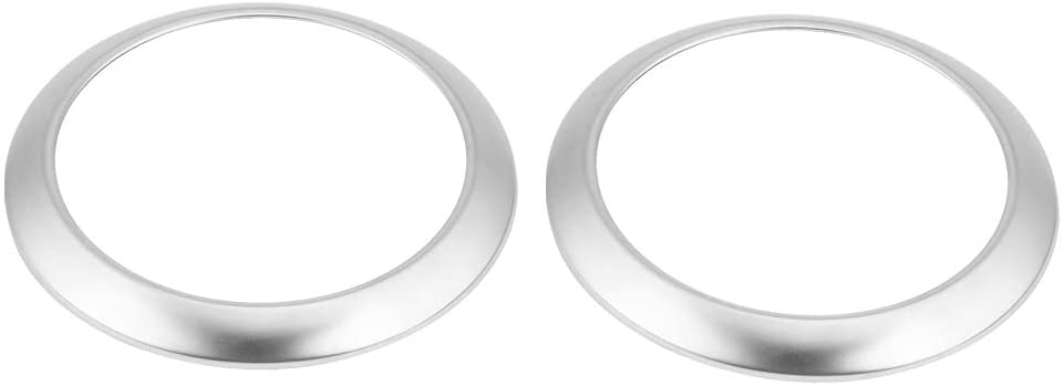 Suuonee Vent Frame, 2Pcs Car Side Air Conditioning Vent Ring Frame Cover Trim for Mercedes Benz E Class W213 16-18
