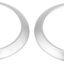 Suuonee Vent Frame, 2Pcs Car Side Air Conditioning Vent Ring Frame Cover Trim for Mercedes Benz E Class W213 16-18