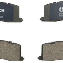 Bosch BC501 QuietCast Premium Ceramic Disc Brake Pad Set For 1991-1997 Toyota Previa; Rear