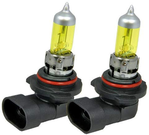 ICBEAMER H10 9140 9145 100W Fog Lamps Direct Replacement for Auto Vehicle Factory Halogen Light Bulbs [Color: Yellow]