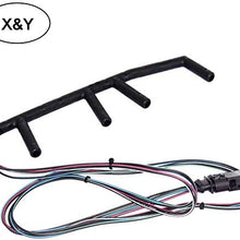4 Wire Diesel Glow Plug Wiring Harness 038971220C Fits 2002-2003 VW TDI 2002-2003 VW New Beetle TDI 2002-2003 VW Golf TDI