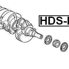 13811P00U00 - Crankshaft Pulley Engine D13B/D15B/Zc For Honda - Febest
