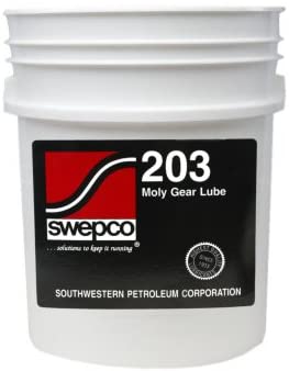 SWEPCO SAE Grade 140 Transmission Gear Oil With Moly ISO 460 Grade 6 Gallon Pail