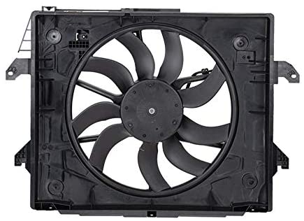 Rareelectrical NEW DUAL RADIATOR & CONDENSER FAN COMPATIBLE WITH RAM 1500 2013-2015 CH3115194 52014772AF