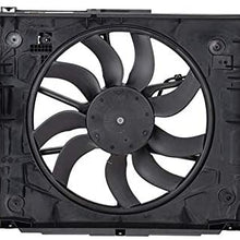 Rareelectrical NEW DUAL RADIATOR & CONDENSER FAN COMPATIBLE WITH RAM 1500 2013-2015 CH3115194 52014772AF