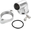 Weiyang New Aluminum Water Neck Swivel 15 Degree Fit for Chevy 327 350 454 396 (Color : Silver)