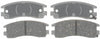 ACDelco 14D698C Advantage Ceramic Rear Disc Brake Pad Set with Wear Sensor