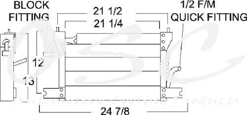 OSC Cooling Products 4257 New Condenser