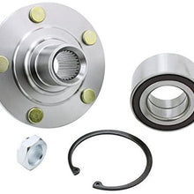 WJB WA930558K Front Wheel Hub Bearing Module Kit, Cross Reference: Timken 510090, SKF BR930558K