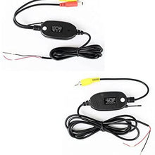 LYNN Wireless Color Video Transmitter and Receiver for the Vehicle Backup Camera/Front Car Camera (Wireless A= with Reverse Trigger line)